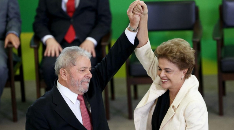 Lula da Silva com Dilma