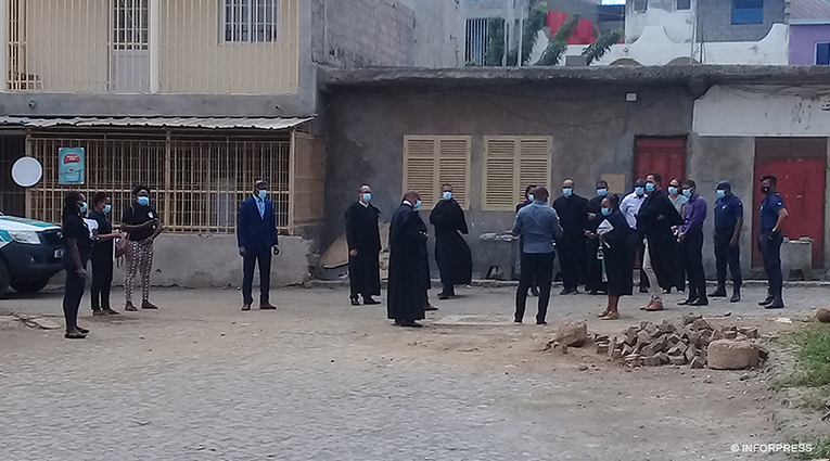 Tribunal da Praia reconstituicao do crime