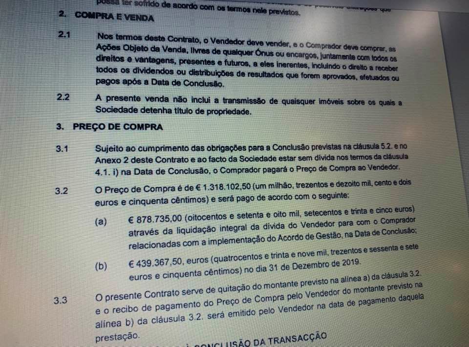 contrato TACV